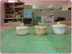 ５月蓋付き小物入れ